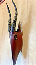 Wooden antelope wall for sale  WIMBORNE