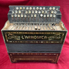Ancien accordéon diatonique d'occasion  La Haye-Pesnel