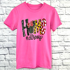 Camiseta Minnie Mouse Rosa Feminina Tamanho P Home Where Dreams Come True Disney, usado comprar usado  Enviando para Brazil