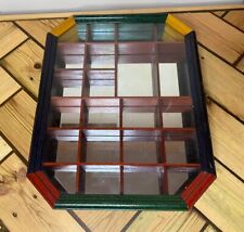 Vintage Wooden Display Cabinet With Glass Door- Wall Mounted- Jewellery/ Curios for sale  Shipping to South Africa