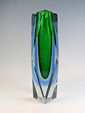 Used, LARGE MURANO SOMMERSO GLASS GEODE VASE for sale  Shipping to Canada