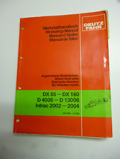 DEUTZ FAHR Orig. Werkstatthandbuch Angetr. Vorderachsen DX 85-DX 160,D 4006..... comprar usado  Enviando para Brazil