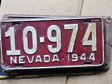 1944 nevada license for sale  Sparks