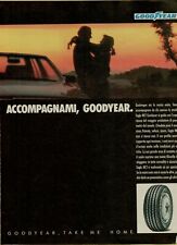 1990 Goodyear NCT Eagle Opony Para Uścisków Zachód słońca Zdjęcie Włoskie Vintage Druk Reklama, używany na sprzedaż  Wysyłka do Poland