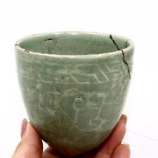 Korean Antique celadon Bowl Joseon period w / box KRS68, used for sale  Shipping to Canada
