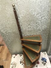 mahogany library steps for sale  MITCHAM