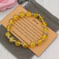 Citrine bracelet stretch for sale  DOVER