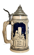 Glazed beer stein for sale  Port Charlotte