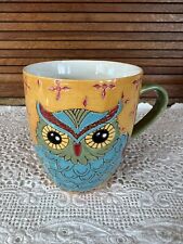 Dutch Wax Owl Mug By Coastline Imports Hand Painted Ceramic READ LISTING for sale  Shipping to Canada