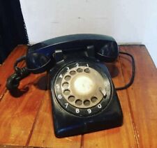 Usado, TELEFONE ANTIGO VINTAGE PRETO BAQUELITE DISCAGEM ROTATIVA PADRÃO ARGENTINA DÉCADA DE 1960’s comprar usado  Enviando para Brazil