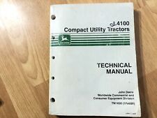 John Deere 4100 Tractor technical service manual TM1630 for sale  Shipping to Canada