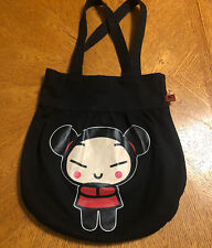 Bolsa tote Pucca Messenger preta edição limitada casa do relógio 100% algodão comprar usado  Enviando para Brazil