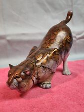 Usado, Escultura de bronze Joshua Tobey "Snowshoe" Bobcat edição limitada 16/70 comprar usado  Enviando para Brazil