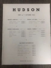 Catalogue tarif hudson d'occasion  Quesnoy-sur-Deûle