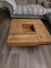 Solid wood table for sale  RAINHAM