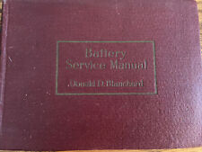 1920 Ed. Automotivo "Manual de Serviço de Bateria" por D. Blanchard ~Ilustrado, H/C, usado comprar usado  Enviando para Brazil