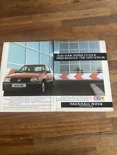 Original vauxhall nova for sale  WIGAN