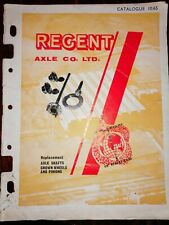 Regent axle diff for sale  CHESTER