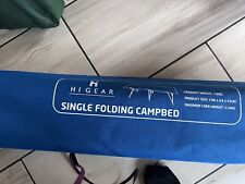 HI-GEAR Single Folding Portable Camp Bed, Camping Furniture, Travel Equipment, used for sale  Shipping to South Africa