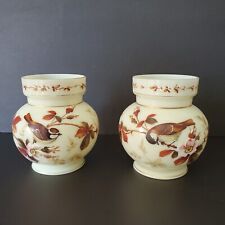 pair vases flower glass for sale  Tiverton