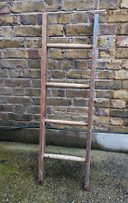 (70) VINTAGE  WOOD 4 RUNG  LADDER - COLLECT OR DELIVERY for sale  Shipping to South Africa