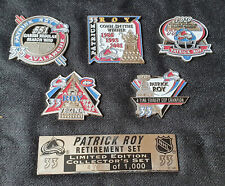 NHL Pin PATRICK ROY RETIREMENT SET  LIMITED EDITION for sale  Shipping to South Africa