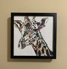 Colorful giraffe canvas for sale  Columbia