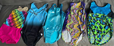 Lot Of 5 : 3 GK ELITE 1 Alpha factor GYMNASTICS Leotards rhinestone Child large for sale  Shipping to South Africa