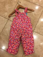 Hanna Andersson Girl Pink Floral Snow/Ski Overall 80 - 18-24M- 30-34" - 20-30lb, used for sale  Springfield