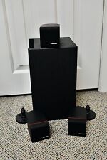 Subwoofer sistema de altavoces de cine en casa Bose Acoustimass HT 3 cubos 2 soporte de pared segunda mano  Embacar hacia Argentina