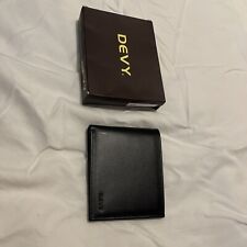 Devy black wallet for sale  SANDOWN