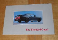 Tickford capri brochure for sale  FAREHAM