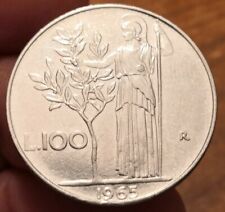 100 lire 1965 usato  Olbia