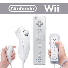 Pilot / Nunchuk ORYGINALNY Nintendo Wii (biały / biały) Wybór kontrolera ruchu na sprzedaż  Wysyłka do Poland