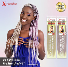 Xpression PRE-STRETCHED Ultra Braid Hair For Braiding Expression - ALL COLOURS, used for sale  Shipping to South Africa