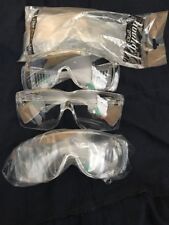 Used, 4 Pairs Eyewear Clear Safety Protective Goggles Glasses Anti-Fog for sale  Brooklyn
