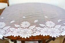 white lace curtain fabric for sale  YORK