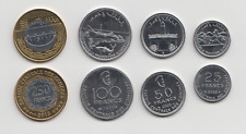 COMOROS: Set of Coins 25F, 50F, 100F and 250 Francs 2020 -2013, MINT for sale  Shipping to South Africa