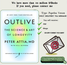 Outlive: The Science and Art of Longevity por Peter Attia MD, Bill Gifford segunda mano  Embacar hacia Argentina