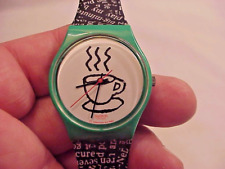 Reloj Swatch Cappuccino GG121 1992 1993 vintage usado pero bonito con correa original segunda mano  Embacar hacia Argentina