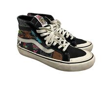 Usado, Vans Zapatillas Zapatos Hombre Talla 8.5 Negro Patineta A Cuadros Graffiti Patinador segunda mano  Embacar hacia Argentina