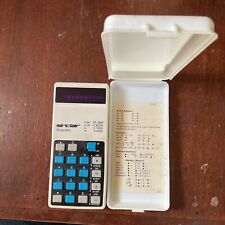 Usado, Calculadora científica Sinclair branca com estojo branco feita na Inglaterra comprar usado  Enviando para Brazil