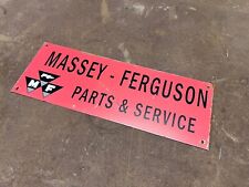 Placa publicitária vintage de trator Massey Ferguson serviço de peças  comprar usado  Enviando para Brazil