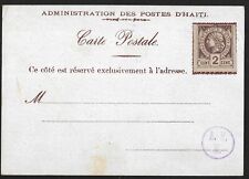 Cartolina haiti 1881 usato  Vobbia