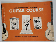 Libro del curso de guitarra Alfred's Prep 1A 1960 instrucción musical, usado segunda mano  Embacar hacia Argentina