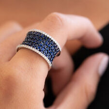 Blue sapphire diamond for sale  LEEDS