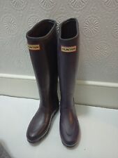 Hunter wellies purple for sale  LONDON