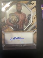 Leon Edwards 2024 Topps Chrome UFC Marks Of Champions autografado , usado comprar usado  Enviando para Brazil