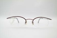 Vintage Mondi by Metzler 2432 420 Purple Silver Half Brand Eyeglasses NOS for sale  Shipping to South Africa