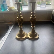 Pair brass candle for sale  YORK